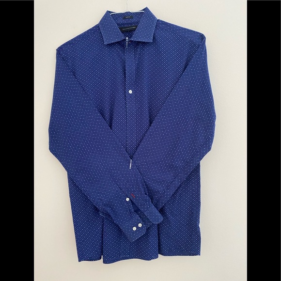 Tommy Hilfilger Men’s Slim Fit Button Down Shirt - Picture 1 of 5